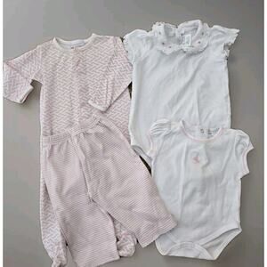 Magnolia‎ Baby Tiny Cottons Kissy Kissy Bundle 0-6mos Pima Cotton